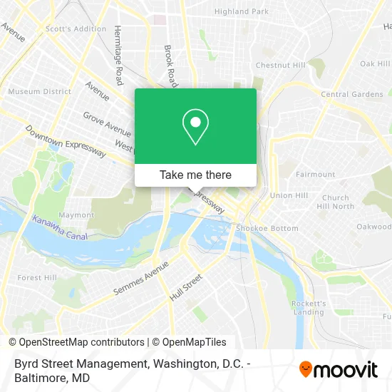 Byrd Street Management map