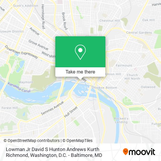 Lowman Jr David S Hunton Andrews Kurth Richmond map