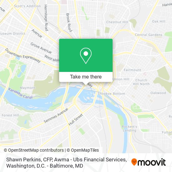 Shawn Perkins, CFP, Awma - Ubs Financial Services map