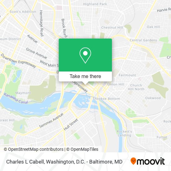 Charles L Cabell map