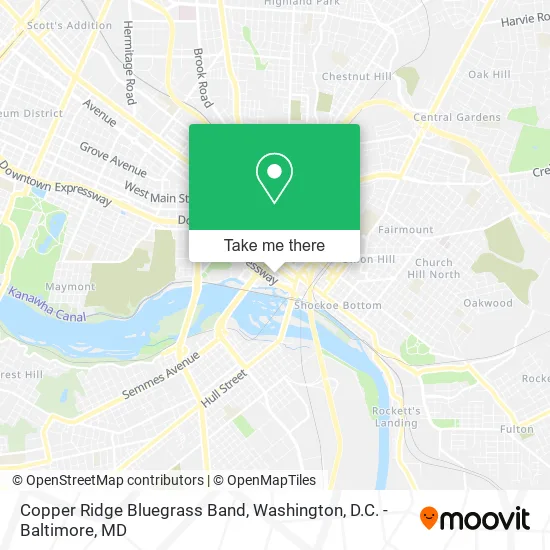Mapa de Copper Ridge Bluegrass Band