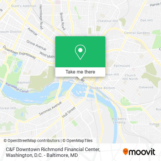 C&F Downtown Richmond Financial Center map