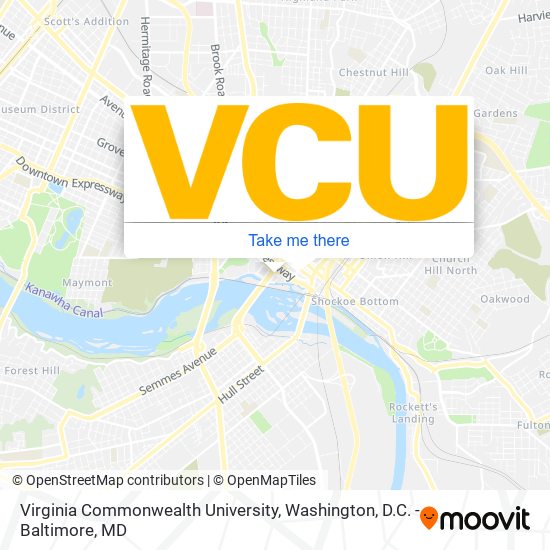 Virginia Commonwealth University map