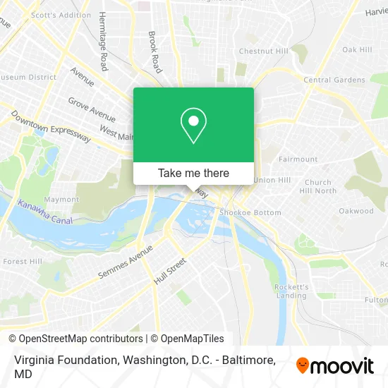 Virginia Foundation map