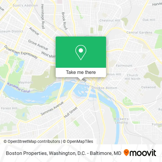 Boston Properties map