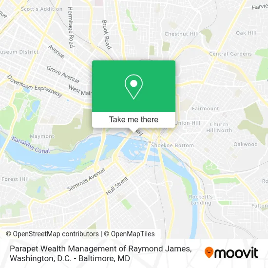 Parapet Wealth Management of Raymond James map