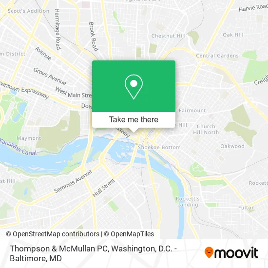 Thompson & McMullan PC map
