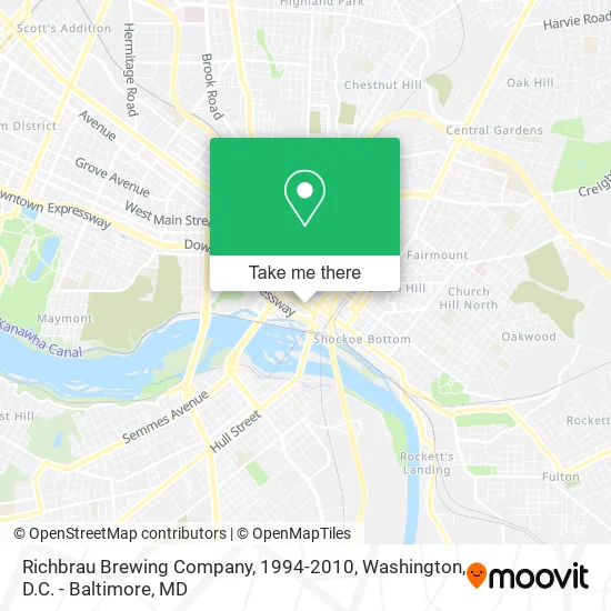 Richbrau Brewing Company, 1994-2010 map