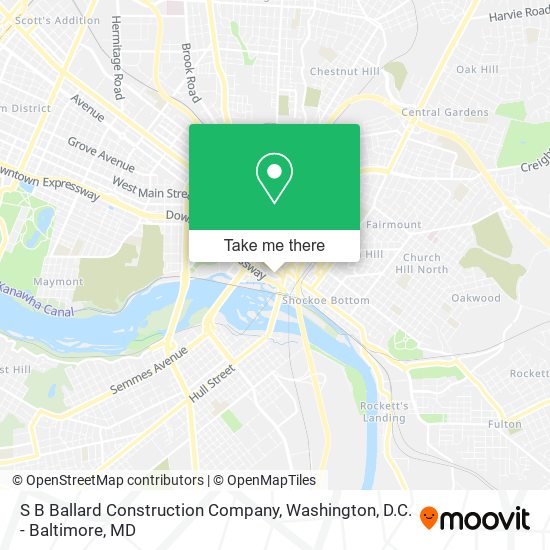 S B Ballard Construction Company map