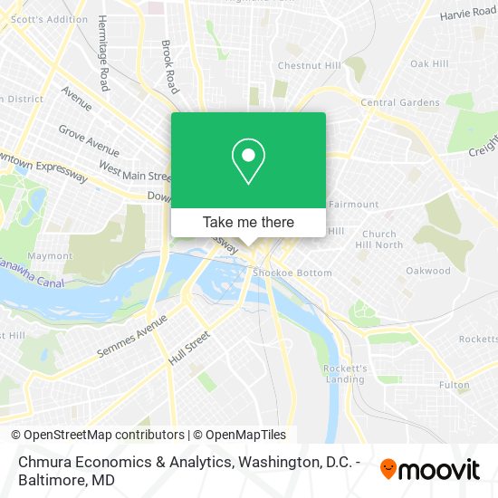 Chmura Economics & Analytics map