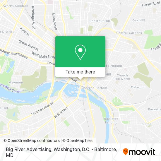 Mapa de Big River Advertising