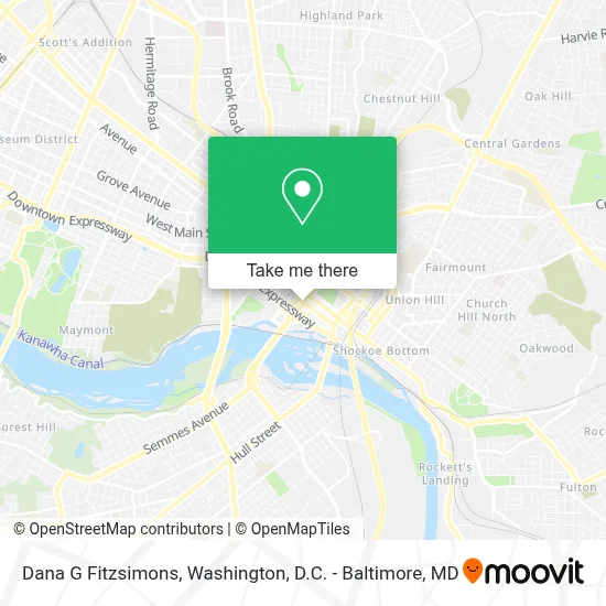 Dana G Fitzsimons map