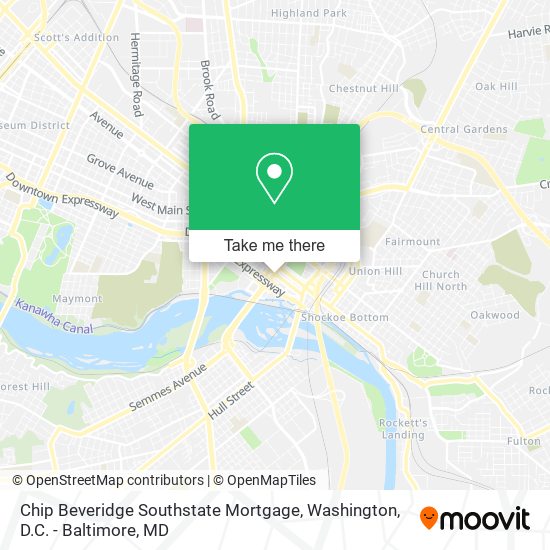 Chip Beveridge Southstate Mortgage map