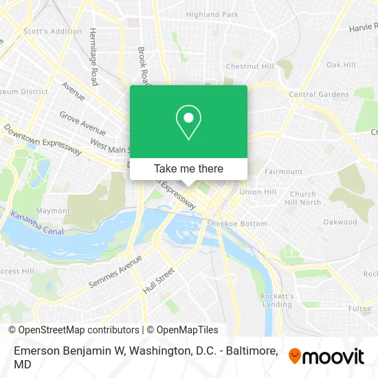 Emerson Benjamin W map