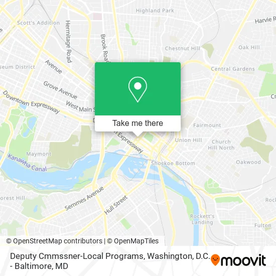 Mapa de Deputy Cmmssner-Local Programs