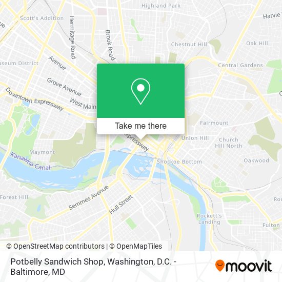 Potbelly Sandwich Shop map