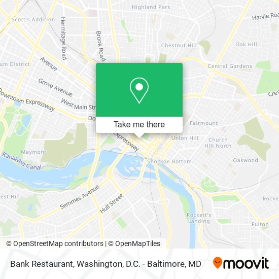 Bank Restaurant map