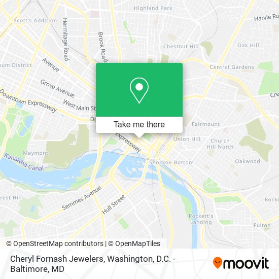 Cheryl Fornash Jewelers map