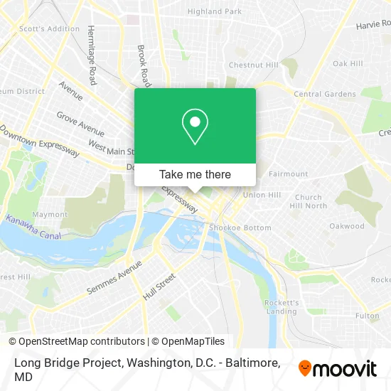 Long Bridge Project map