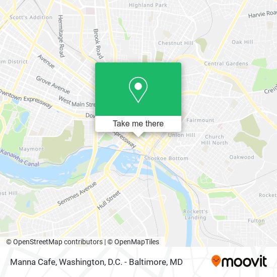 Manna Cafe map