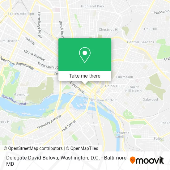 Delegate David Bulova map