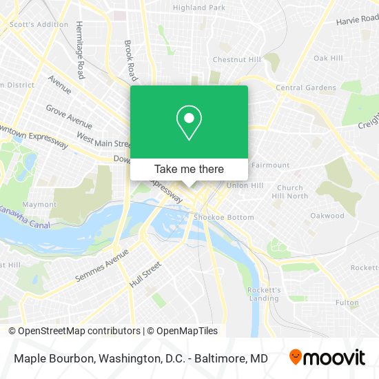 Maple Bourbon map