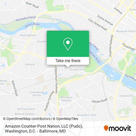 Mapa de Amazon Counter-Post Nation, LLC (Pudo)