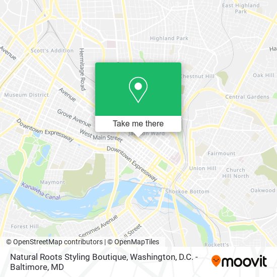 Natural Roots Styling Boutique map