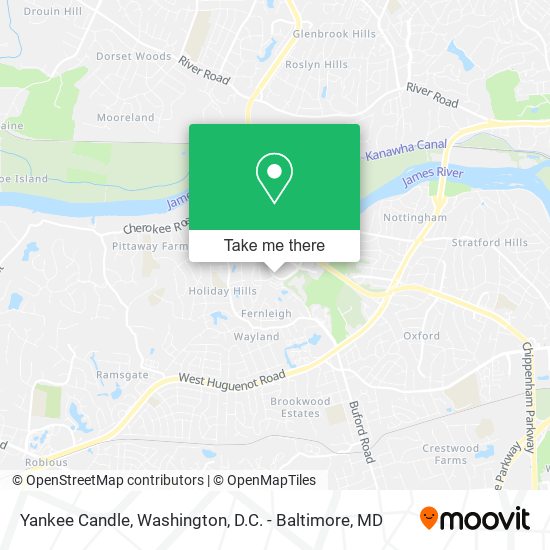 Yankee Candle map