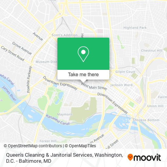 Mapa de Queen's Cleaning & Janitorial Services