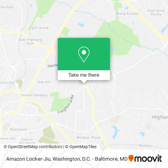 Amazon Locker-Jiu map