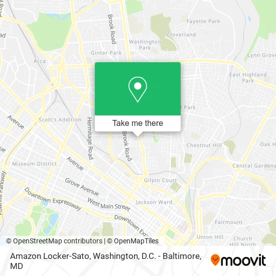 Amazon Locker-Sato map
