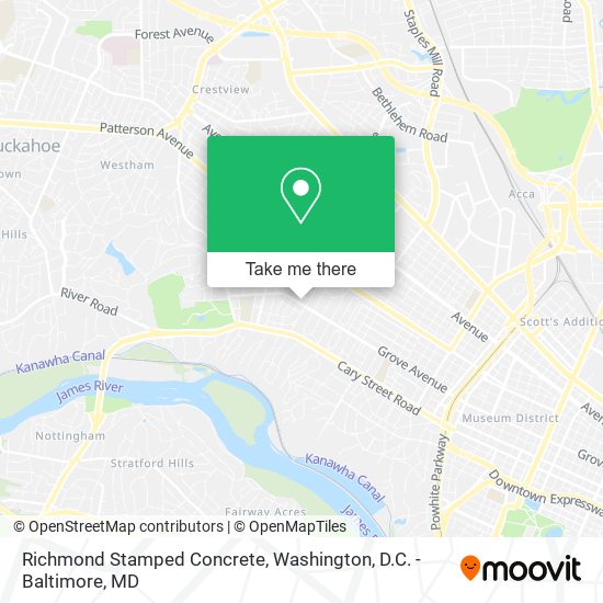 Richmond Stamped Concrete map