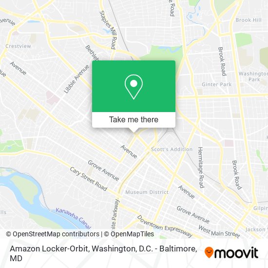 Amazon Locker-Orbit map