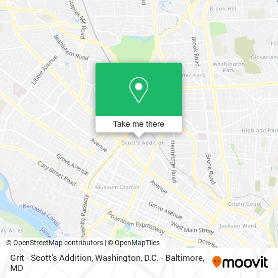 Mapa de Grit - Scott's Addition