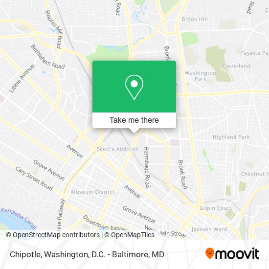 Chipotle map