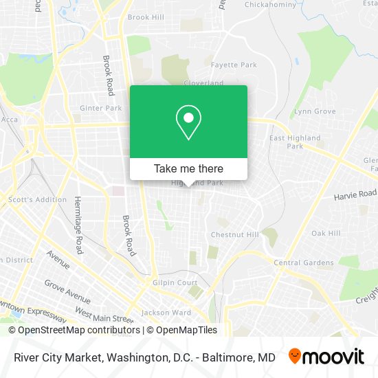 River City Market map