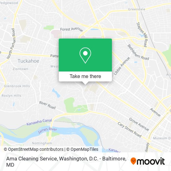 Mapa de Ama Cleaning Service