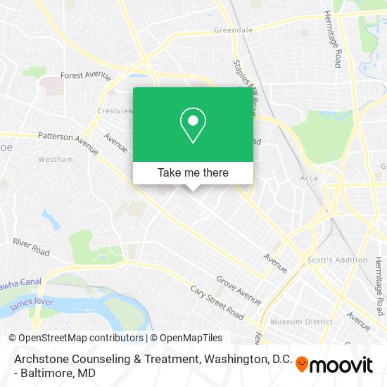 Mapa de Archstone Counseling & Treatment