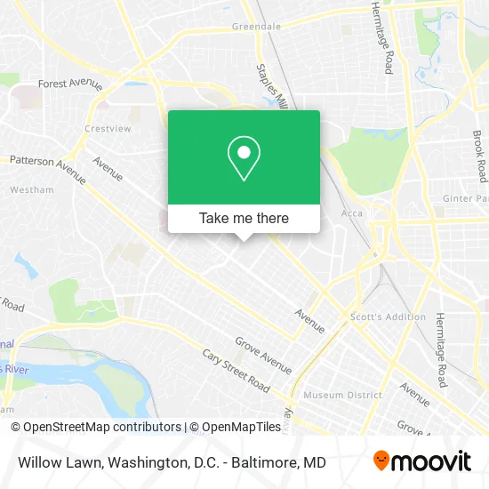 Mapa de Willow Lawn