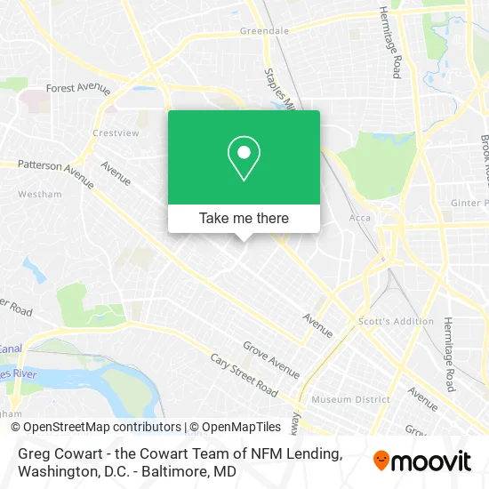 Greg Cowart - the Cowart Team of NFM Lending map