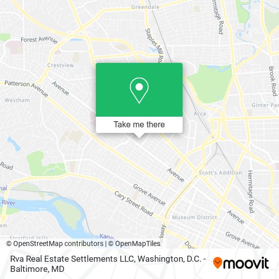 Rva Real Estate Settlements LLC map