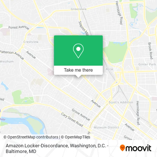 Amazon Locker-Discordance map