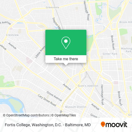 Mapa de Fortis College