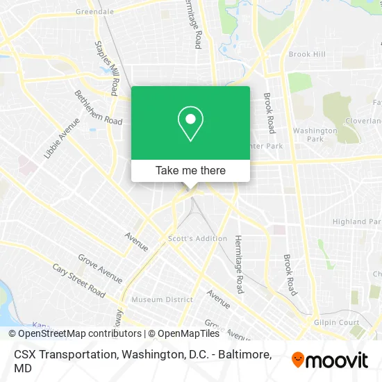 CSX Transportation map