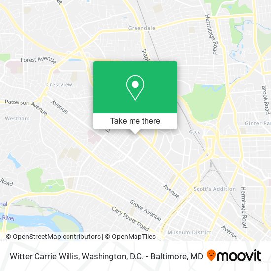 Witter Carrie Willis map