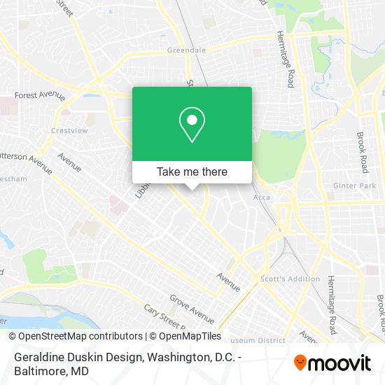 Geraldine Duskin Design map