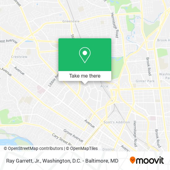 Ray Garrett, Jr. map