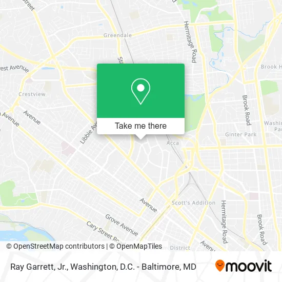 Ray Garrett, Jr. map