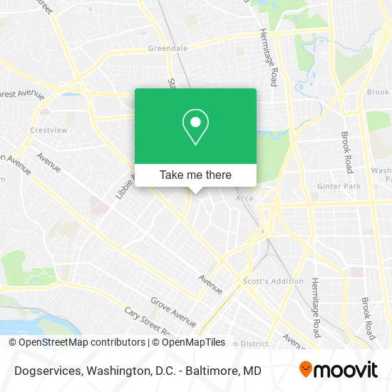 Dogservices map
